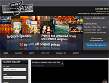 Tablet Screenshot of birchwoodartgallery.com